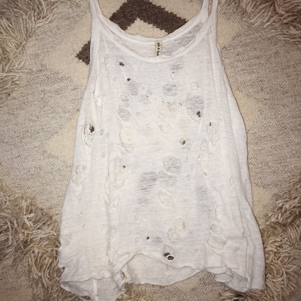 LF holey tank top